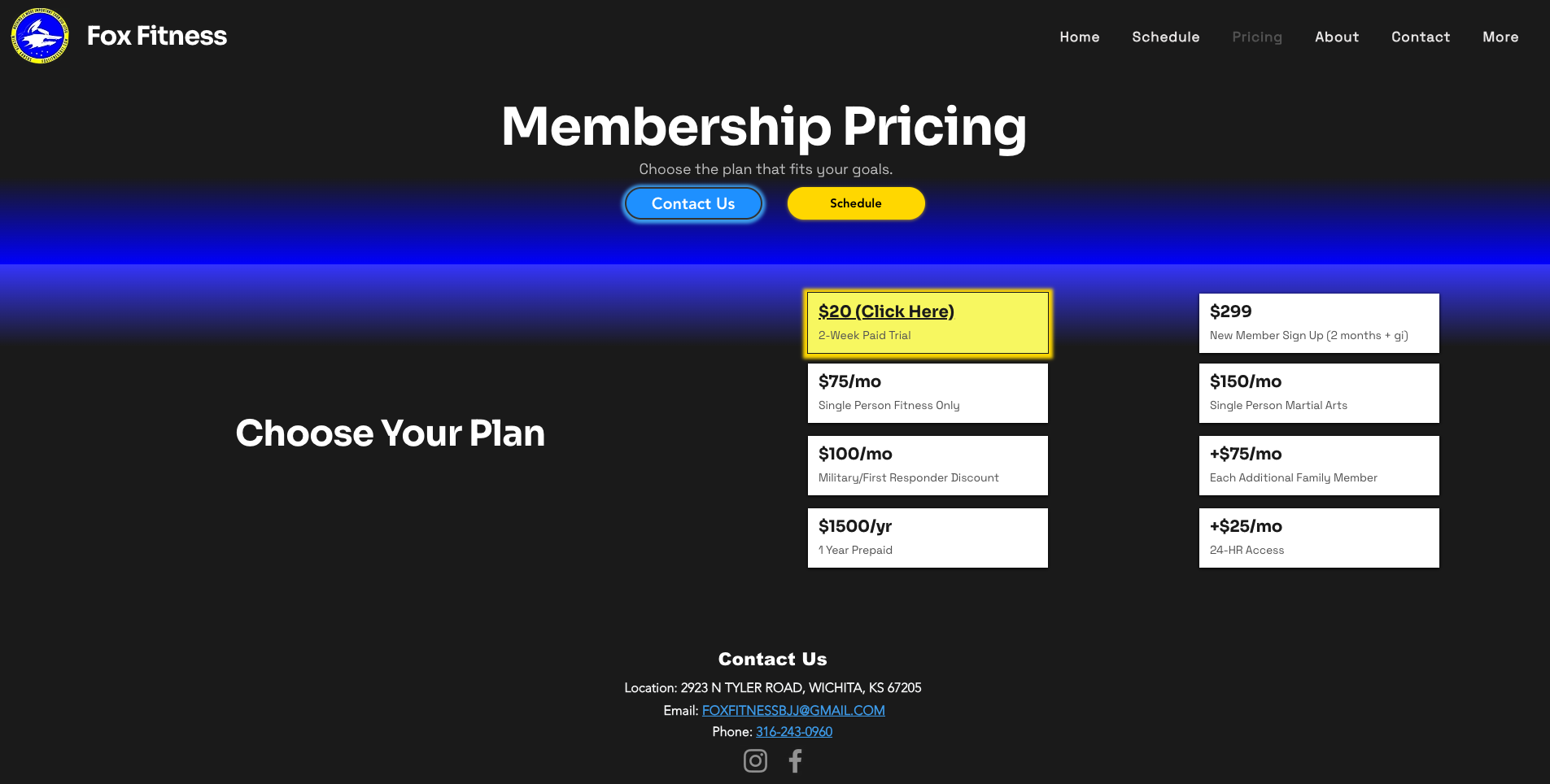 Pricing Page Design
