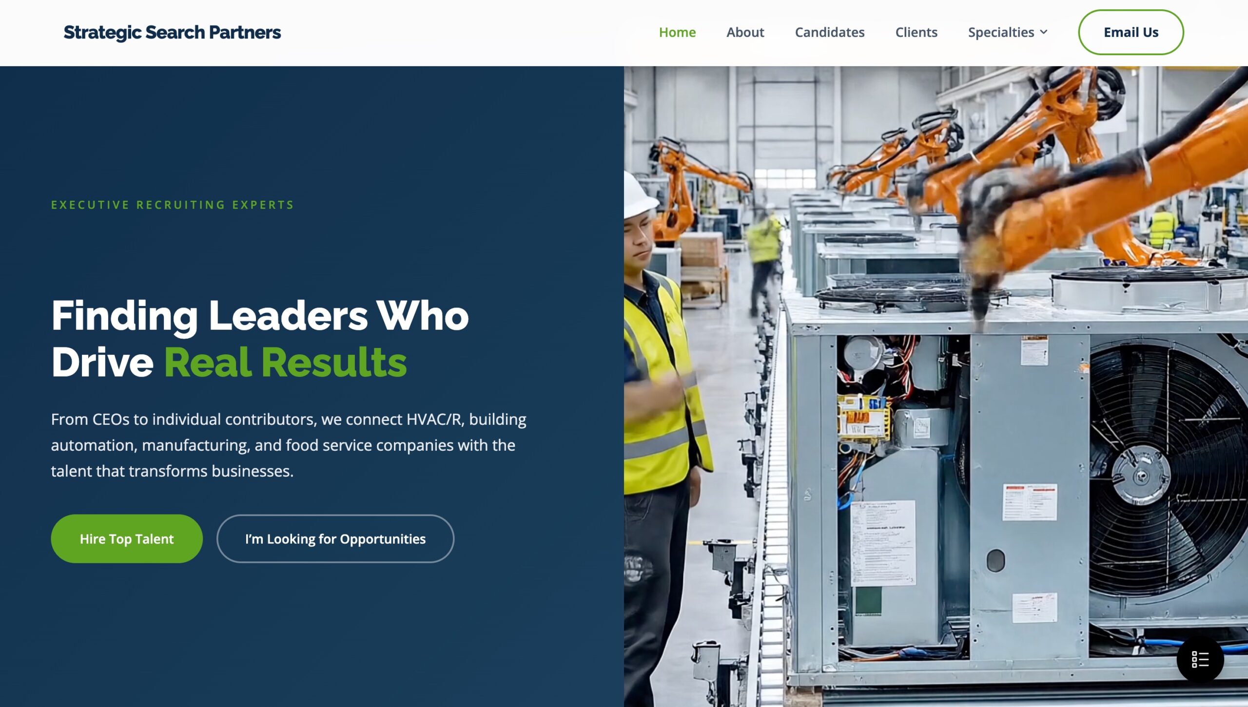 Homepage Hero Screenshot